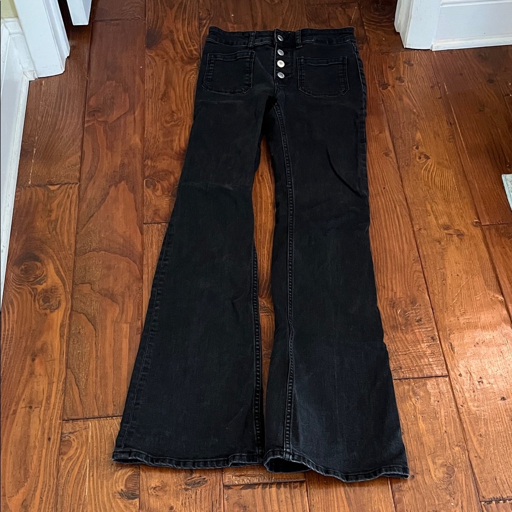 Zara Black Flare Women's Jeans